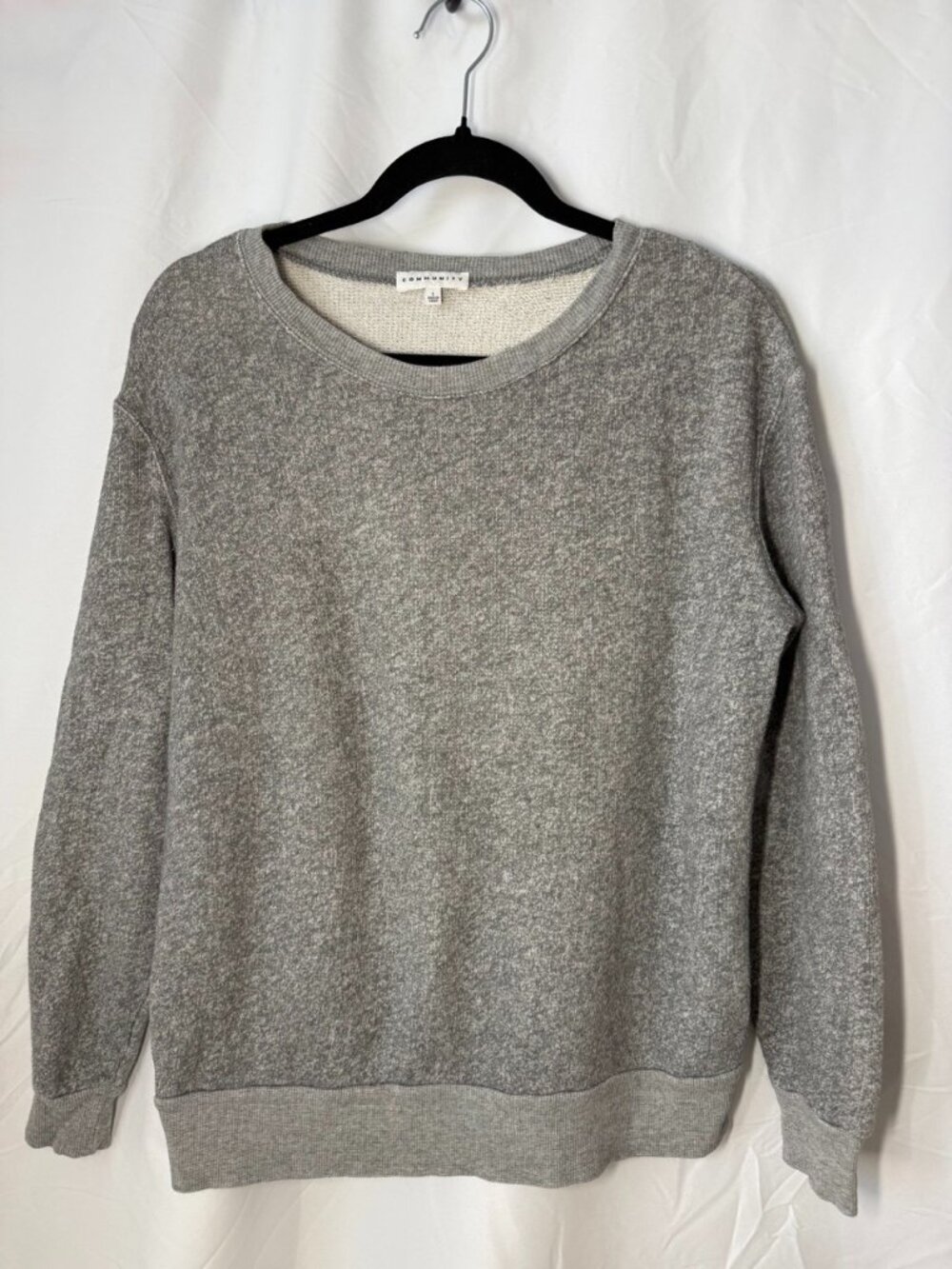Aritzia Community Charcoal Grey Crewneck Sweatshirt – Medium